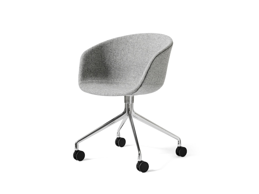 Una foto - Silla para oficina About A–Con brazos–Base con ruedas de 4 estrellas–Totalmente tapizada (AAC25)