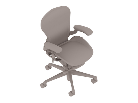 Una representación genérica - Silla Aeron tamaño A y brazos con altura ajustable