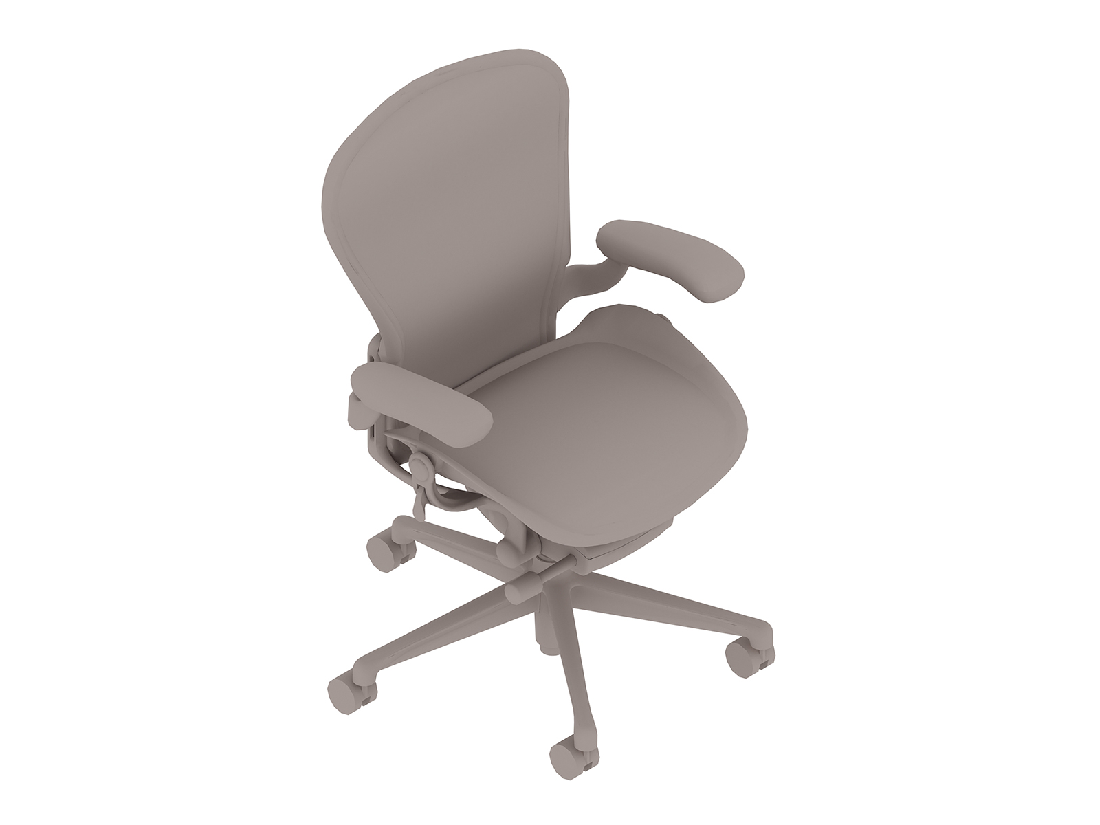 Una representación genérica - Silla Aeron tamaño B con brazos fijos