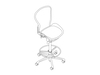 Un dibujo - Silla alta Aeron ESD, sin brazos