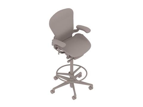 Una representación genérica - Silla alta Aeron ESD, brazos fijos
