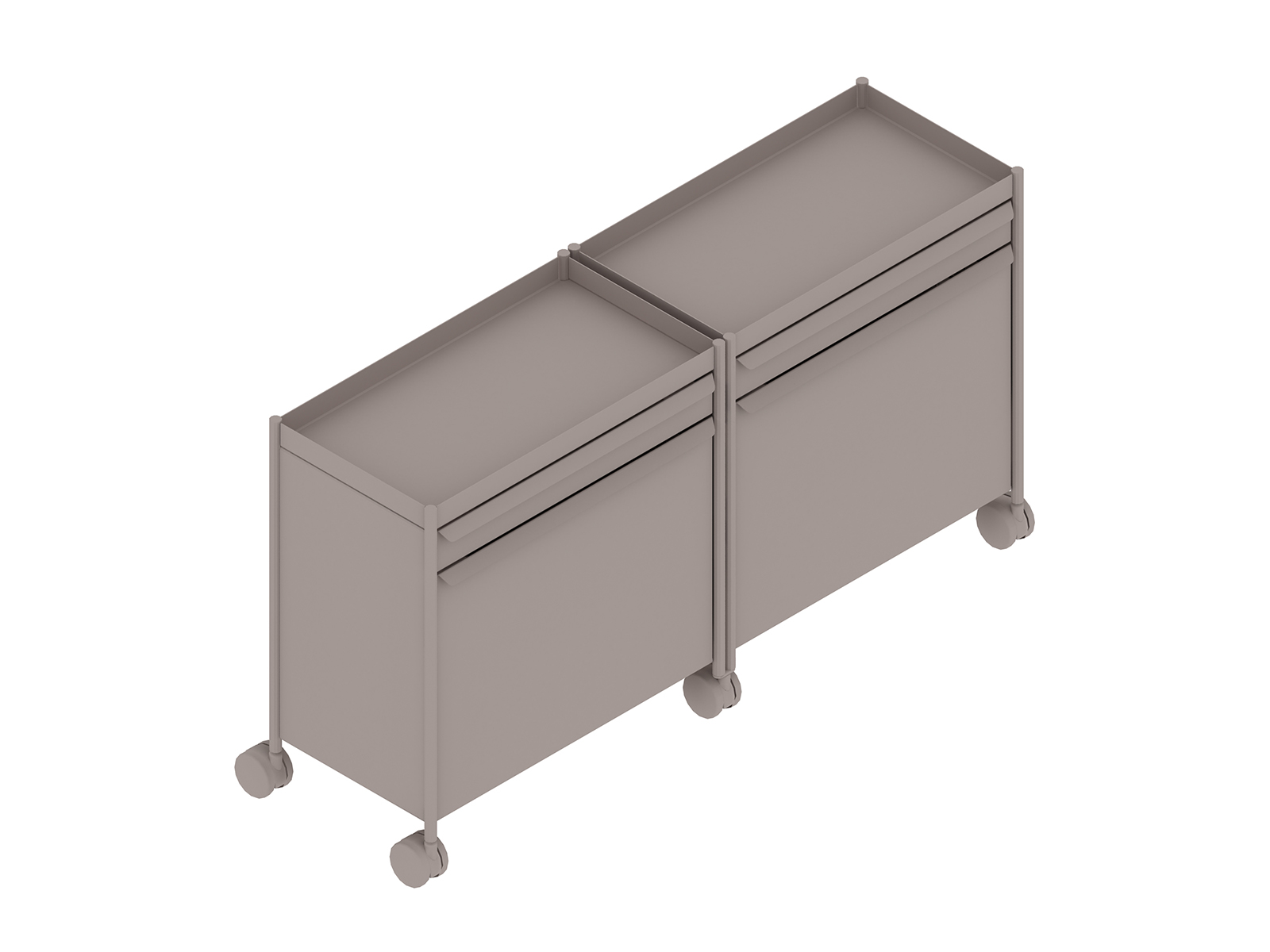 Una representación genérica - Carrito de almacenamiento OE1–Individual–Móvil–Extendido