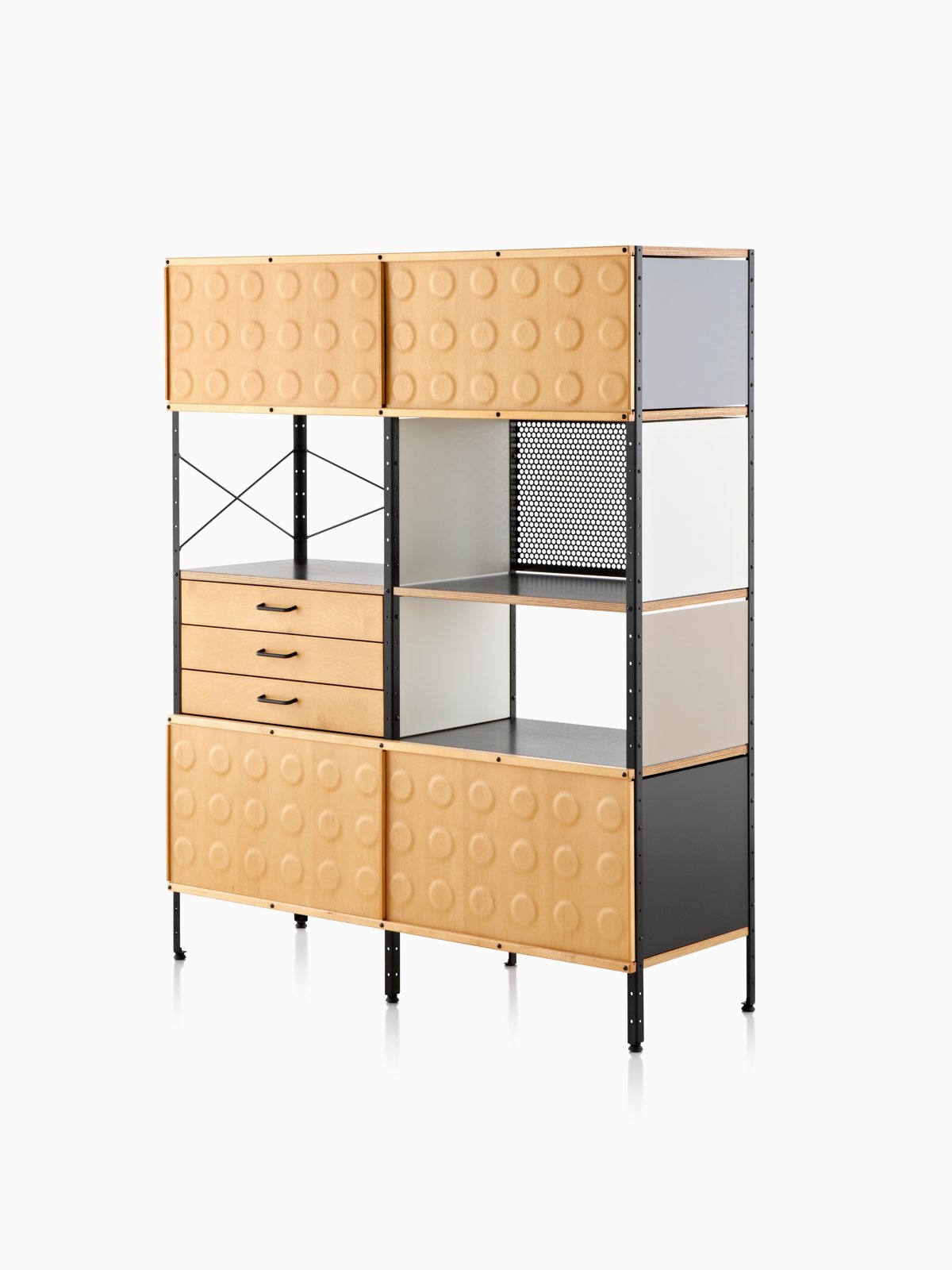 Escritorios y unidades de almacenamiento Eames