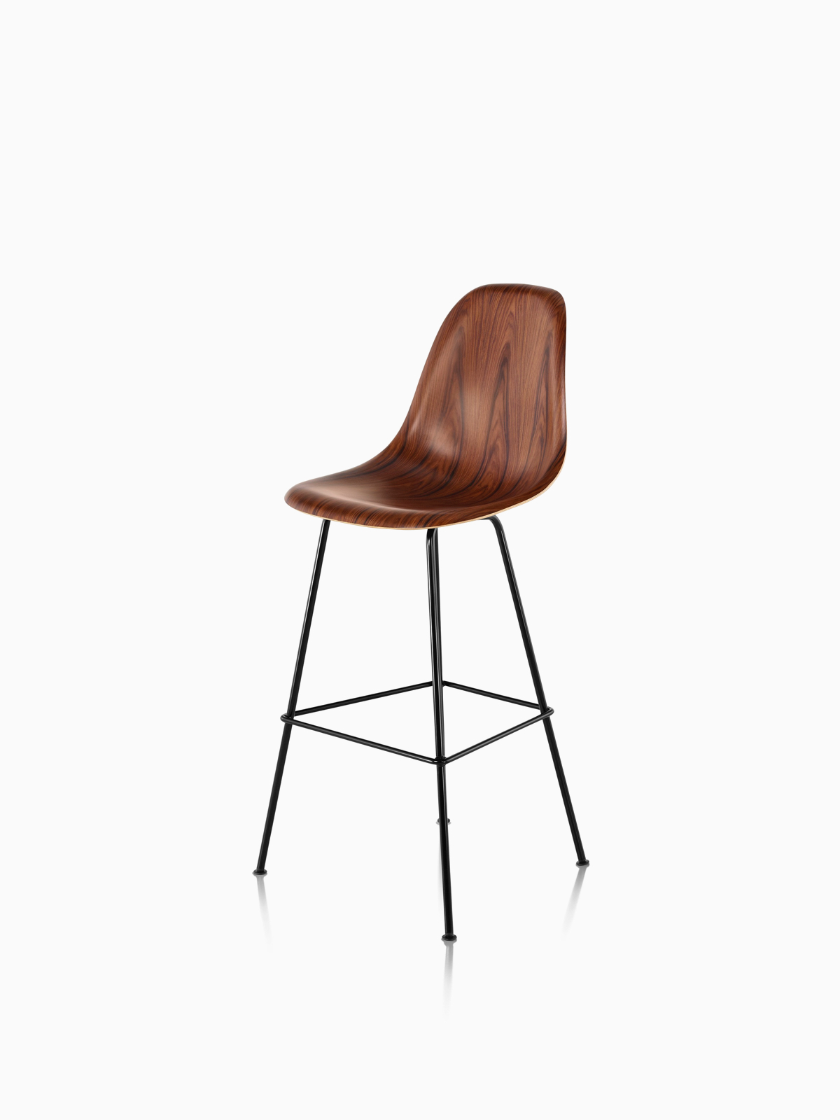 Banco de madera moldeada Eames