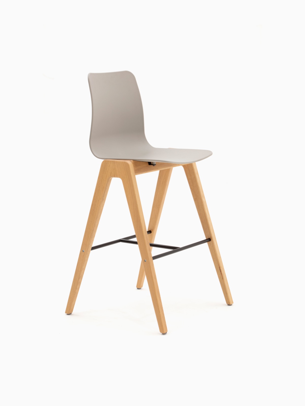 Silla alta de madera Polly
